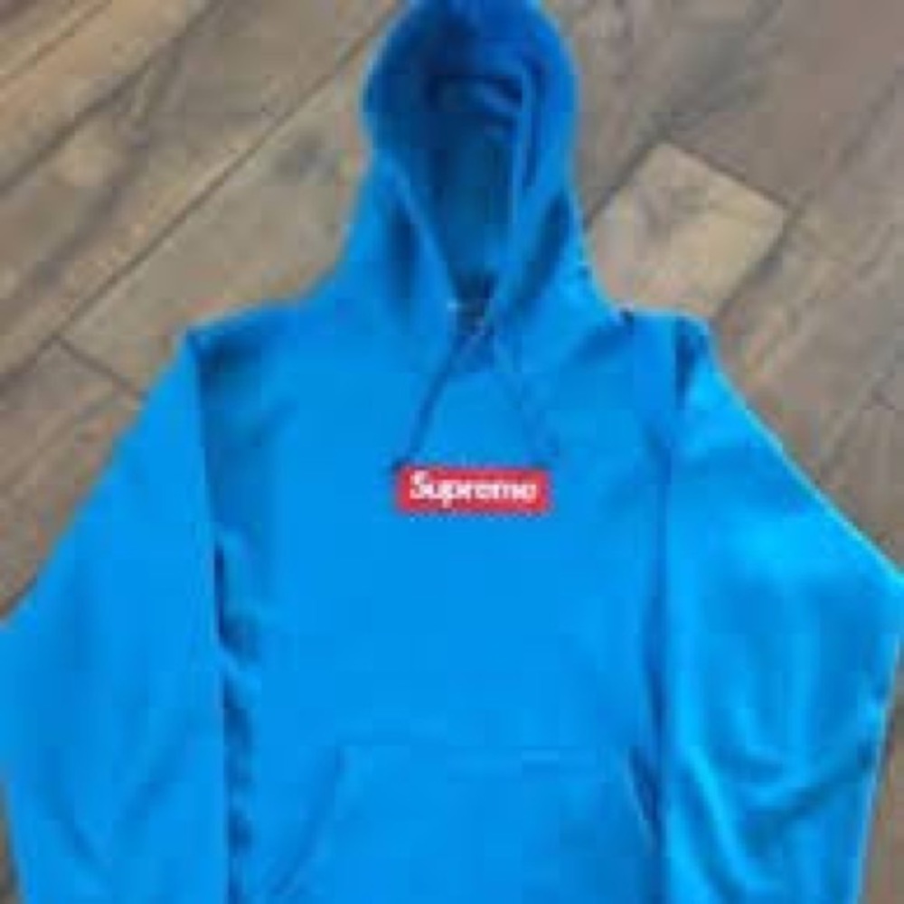 Supreme box logo teal